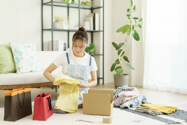 家具・家電以外の荷物を自分で片付ける