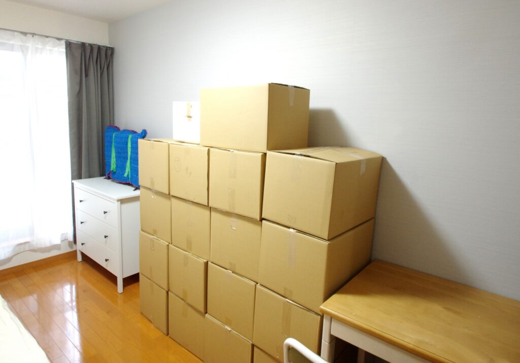 ダンボールなど引越資材の回収サービス