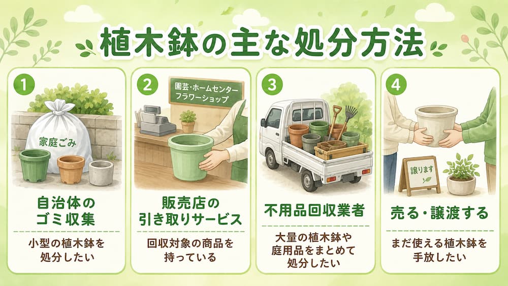 植木鉢の処分方法6選