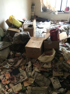 横浜市 T様 1R 粗大ゴミ・冷蔵庫 回収前