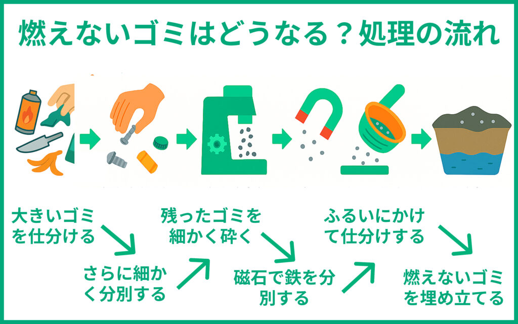 ゴミ処理の流れ