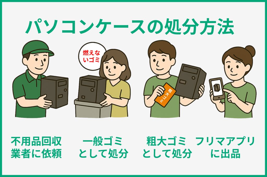 パソコンケース処分