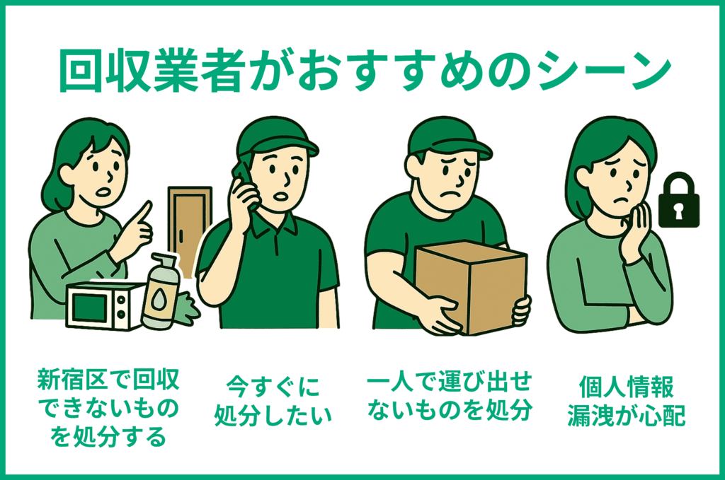 回収業者がおすすめなシーン
