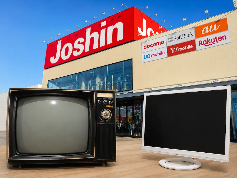ジョーシンでテレビを引き取ってもらう方法｜リサイクル料金や持ち込み 