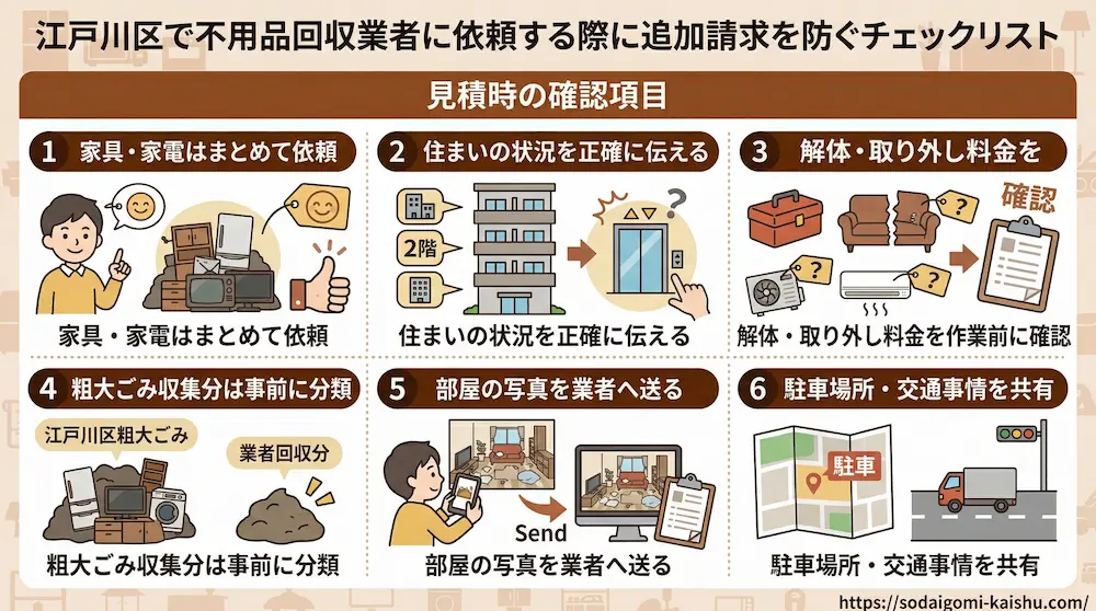 江戸川区|見積時の確認項目