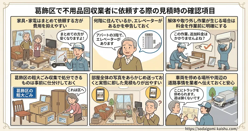 葛飾区|見積時の確認項目