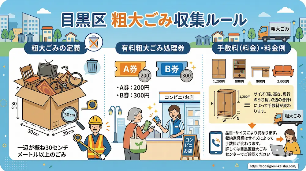 【自治体でも収集可】目黒区で粗大ゴミを出す手順