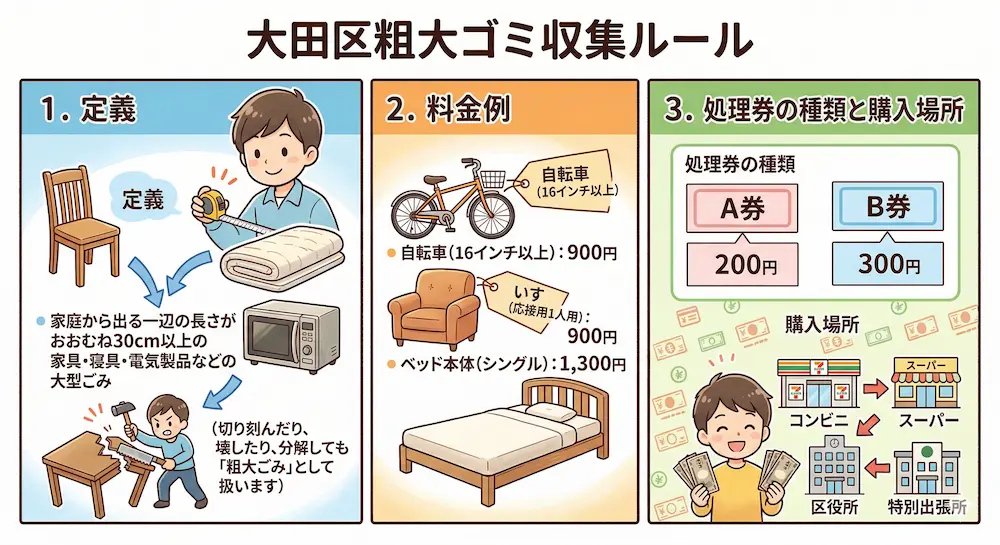 大田区｜粗大ゴミ収集ルール