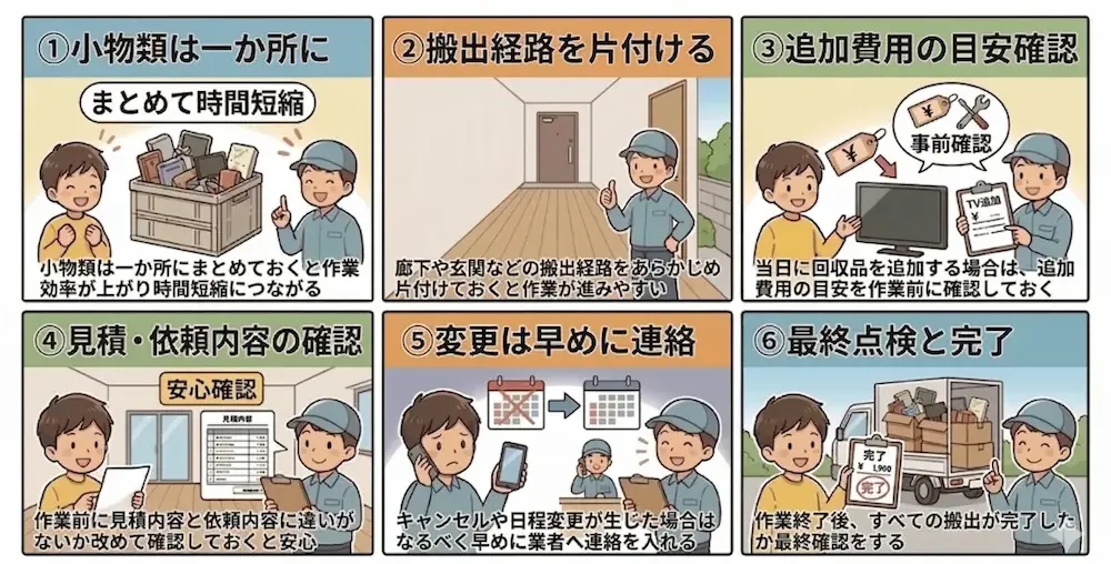大田区｜当日の確認項目