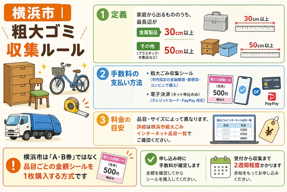 横浜市粗大ゴミ収集ルール